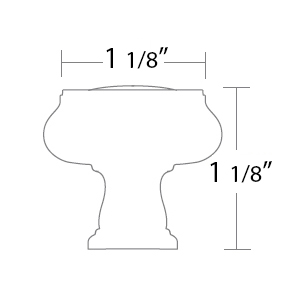 Emtek Geometric Oval Knob