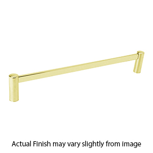 28021 - Modern Brass - 18" Towel Bar - Square Rosette - Unlacquered Brass