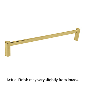 28022 - Modern Brass - 24" Towel Bar - Disk Rosette - Satin Brass