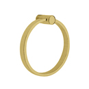 2801 - Modern Brass - Towel Ring - Modern Rosette - Satin Brass