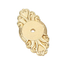 86293 - Ribbon & Reed - Backplate for Knob - Polished Brass