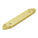 86294 - Ribbon & Reed - Backplate for 4" Pulls - Polished Brass