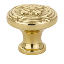 86277 - Ribbon & Reed - 1.25" Cabinet Knob - Polished Brass