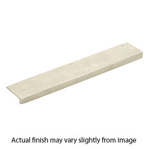 Rustic Modern 6" Edge Pull - Tumbled White Bronze