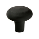 86338 - Sandcast Bronze - 1" Barn Knob - Flat Black