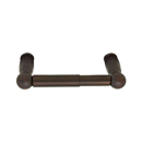 2304-2 - Sandcast Bronze - Spring Rod Paper Holder - Type 2 Rosette - Medium Bronze