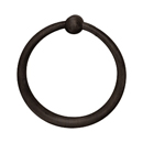 2301-2 - Sandcast Bronze - Towel Ring - Type 2 Rosette - Medium Bronze