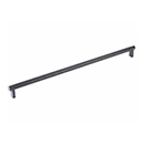 18" cc Select Knurled Cabinet Rectangular Pull - Oil Rubbed Bronze