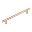 8" cc Select Knurled Cabinet Bar Pull - Satin Copper