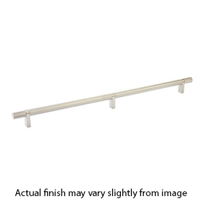 24" cc Select Knurled Cabinet Bar Pull - Satin Nickel