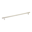 18" cc Select Knurled Cabinet Bar Pull - Satin Nickel