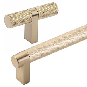 Select Knurled - Satin Brass