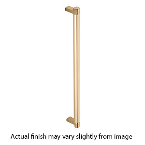 12" cc Select Smooth Appliance Rectangular Pull - Satin Brass