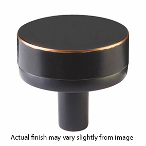 1-1/4" Select Smooth Cabinet Knob - Oil Rubbed Bronze