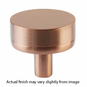 1-1/4" Select Smooth Cabinet Knob - Satin Copper