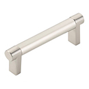 3.5" cc Select Smooth Cabinet Rectangular Pull - Satin Nickel