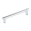 5" cc Select Smooth Cabinet Rectangular Pull - Polished Chrome