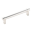 5" cc Select Smooth Cabinet Rectangular Pull - Polished Nickel