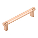 5" cc Select Smooth Cabinet Rectangular Pull - Satin Copper