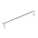 8" cc Select Smooth Cabinet Rectangular Pull - Polished Nickel