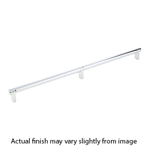 24" cc Select Smooth Cabinet Rectangular Pull - Polished Chrome