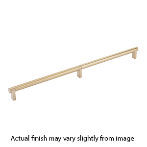 20" cc Select Smooth Cabinet Rectangular Pull - Satin Brass