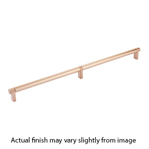 36" cc Select Smooth Cabinet Rectangular Pull - Satin Copper