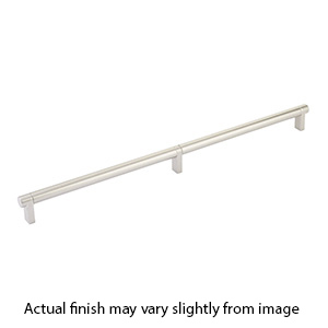 16" cc Select Smooth Cabinet Rectangular Pull - Satin Nickel