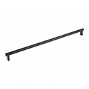 18" cc Select Smooth Cabinet Rectangular Pull - Flat Black