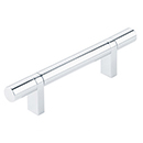 3.5" cc Select Smooth Cabinet Bar Pull - Polished Chrome