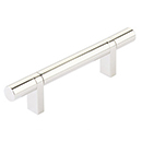 3.5" cc Select Smooth Cabinet Bar Pull - Polished Nickel