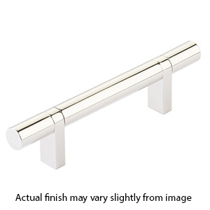 3.5" cc Select Smooth Cabinet Bar Pull - Polished Nickel