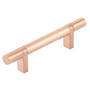 3.5" cc Select Smooth Cabinet Bar Pull - Satin Copper