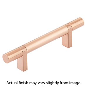 4" cc Select Smooth Cabinet Bar Pull - Satin Copper