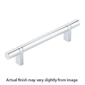 6" cc Select Smooth Cabinet Bar Pull - Polished Chrome