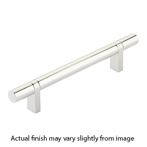 6" cc Select Smooth Cabinet Bar Pull - Polished Nickel