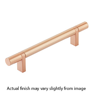 6" cc Select Smooth Cabinet Bar Pull - Satin Copper