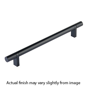 12" cc Select Smooth Cabinet Bar Pull - Flat Black