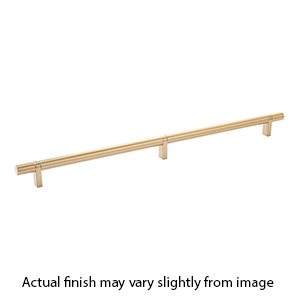 16" cc Select Smooth Cabinet Bar Pull - Satin Brass