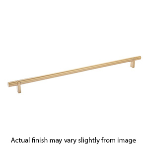 18" cc Select Smooth Cabinet Bar Pull - Satin Brass