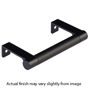 3.75" cc Select Smooth Cabinet Edge Pull - Flat Black