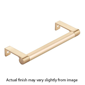 6.25" cc Select Smooth Cabinet Edge Pull - Satin Brass