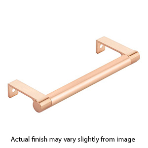 6.25" cc Select Smooth Cabinet Edge Pull - Satin Copper