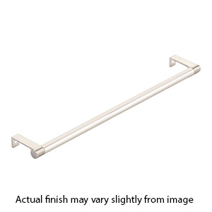 18.25" cc Select Smooth Cabinet Edge Pull - Satin Nickel