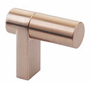 1-1/2" Select Smooth Cabinet Finger Pull - Satin Copper