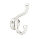 2606 - Traditional Brass - Robe Hook - Polished Nickel