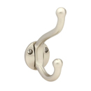 2606 - Traditional Brass - Robe Hook - Satin Nickel