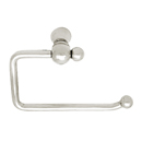 2604 - Traditional Brass - Euro Paper Holder - Small Round Rosette - Polished Nickel