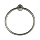 2601 - Traditional Brass - Towel Ring - Ribbon & Reed Rosette - Pewter