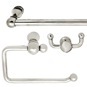 Traditional Brass - Polished Nickel - Small Round